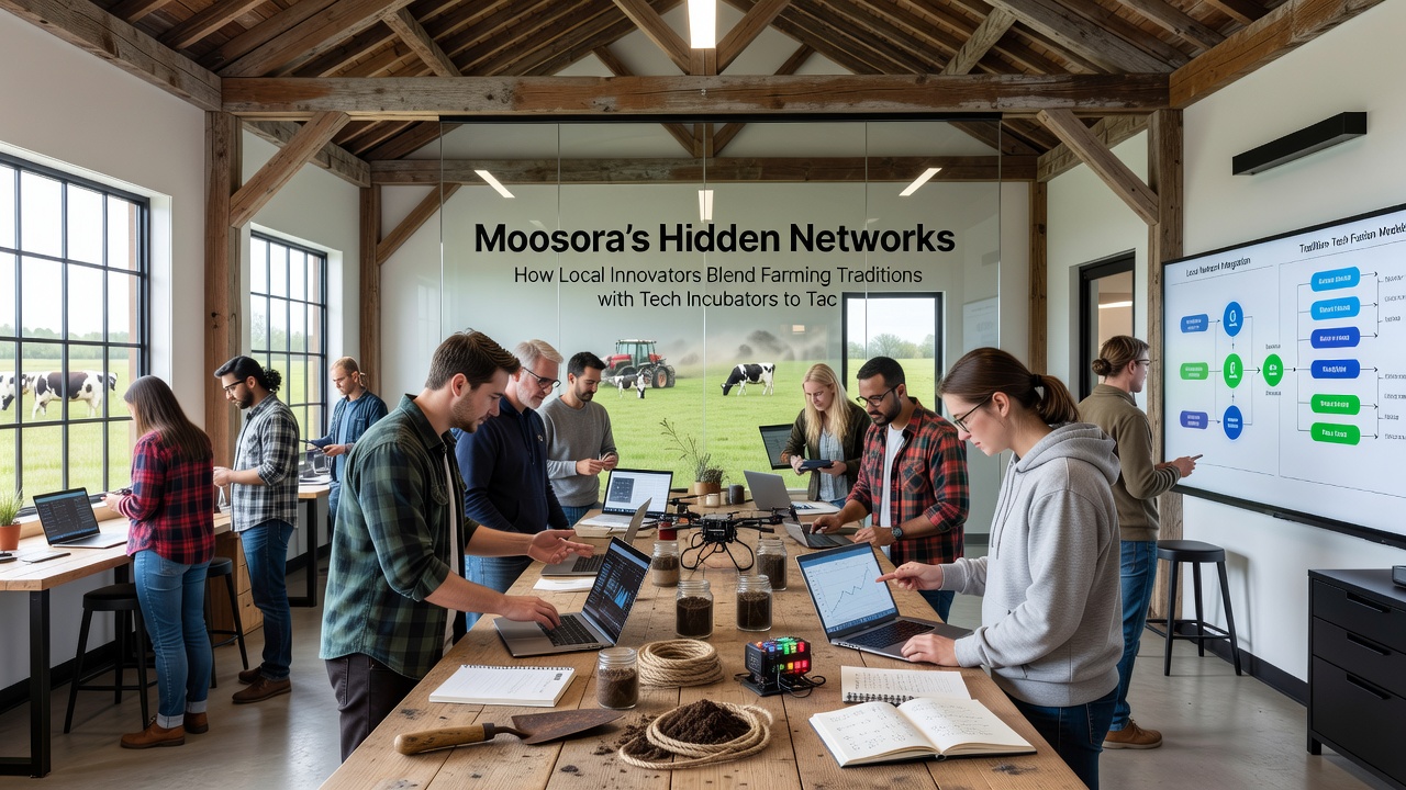 Community members testing hybrid transport equipment developed through local tech incubators